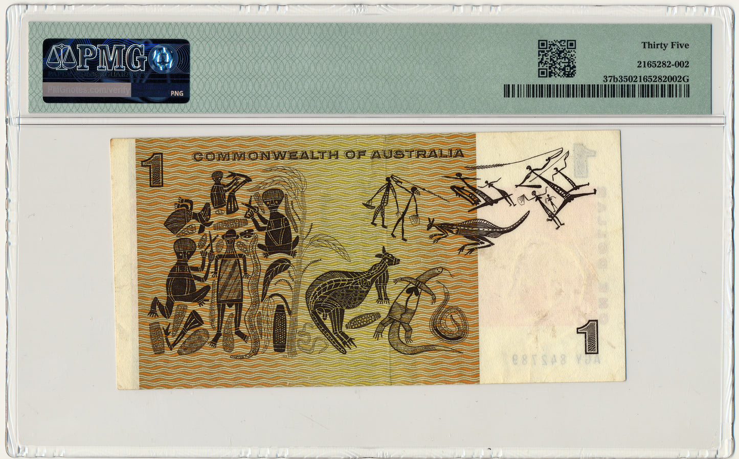 AUSTRALIA P.37b 1968 $1 Choice VF 35