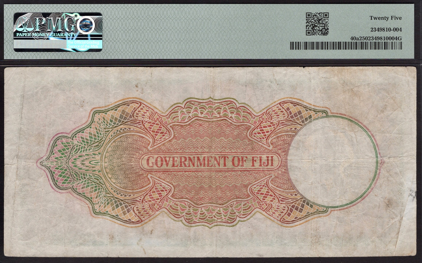 FIJI P.40a 1941 £1 VF25