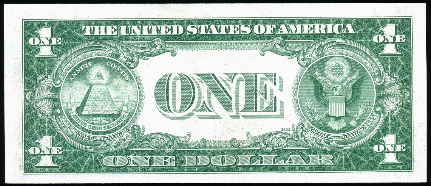 USA P.416b Series 1935B Silver Certificate $1 UNC