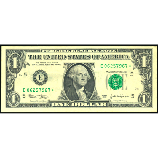 USA P.515a 2003 Star Federal Reserve $1 NEF