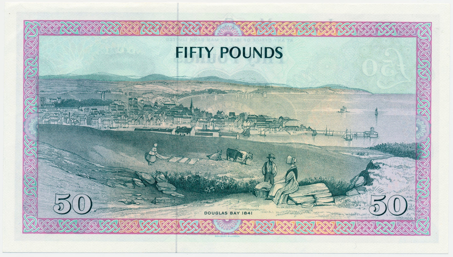 ISLE OF MAN P.39a IM71 1983 £50 UNC