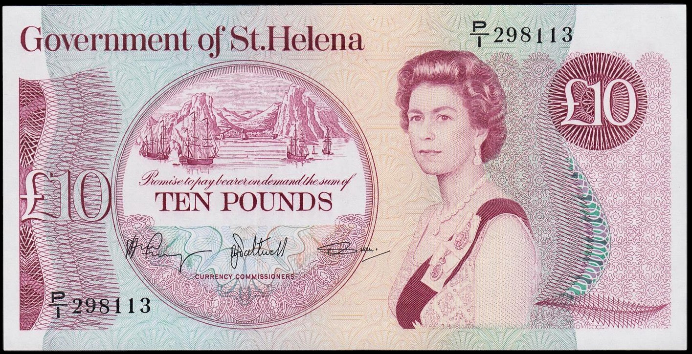 St HELENA P.8b 1981 £10 Superb Gem UNC 67 EPQ