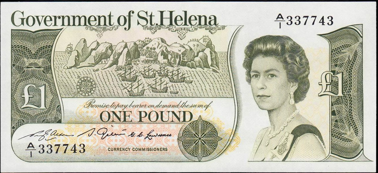 St HELENA P.9 1981 £1 UNC A/1