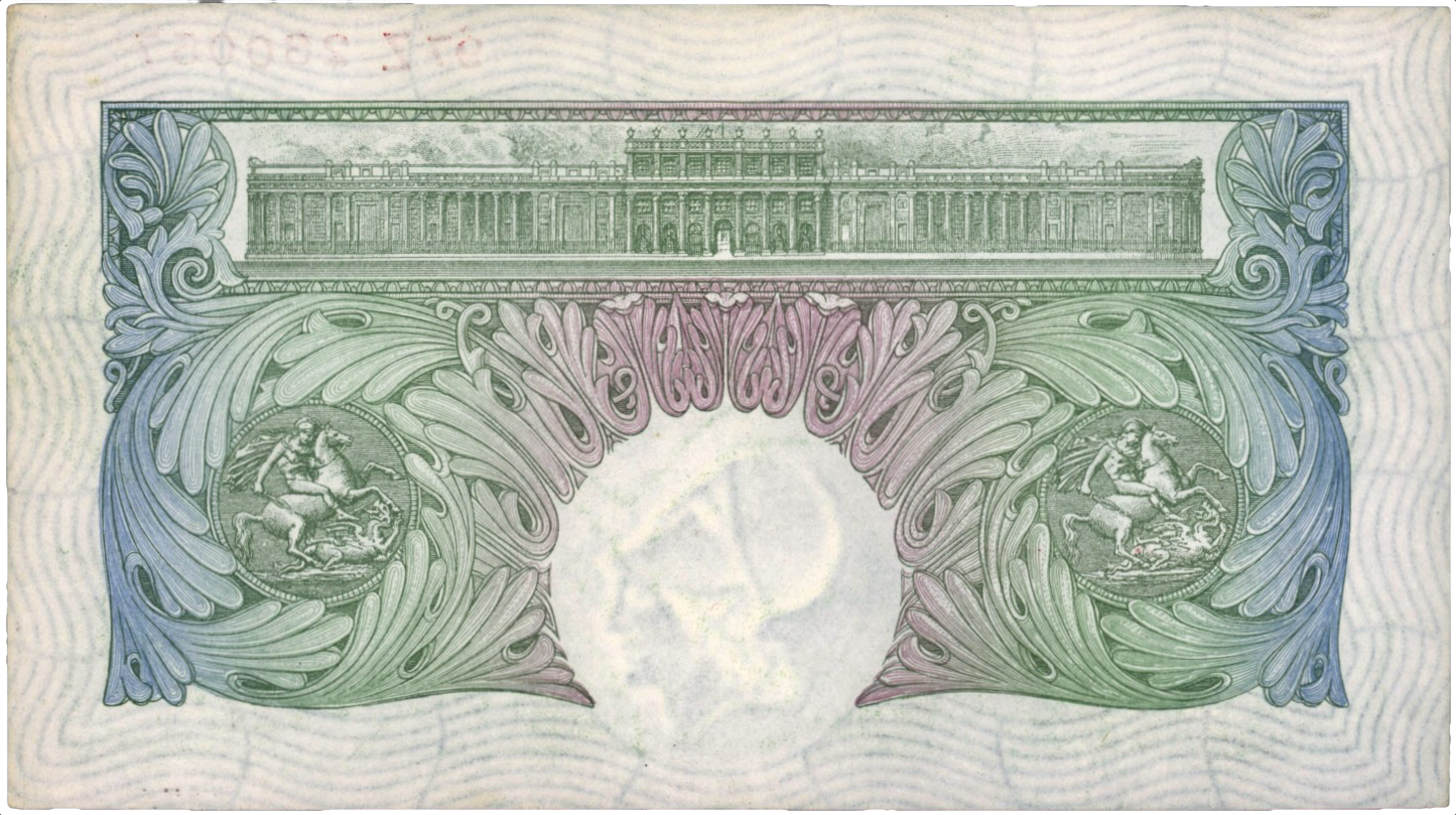 ENGLAND P.363c B238 1934 Peppiatt Last series £1 GEF