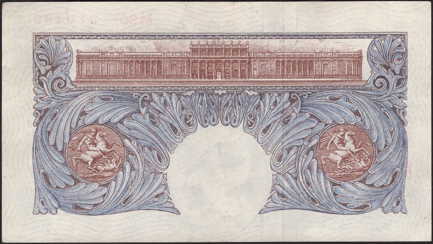 ENGLAND P.367a B249 1940-1948 Peppiatt £1 UNC
