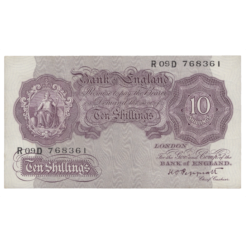 ENGLAND P.366 B251 1940-1948 Peppiatt 10s EF