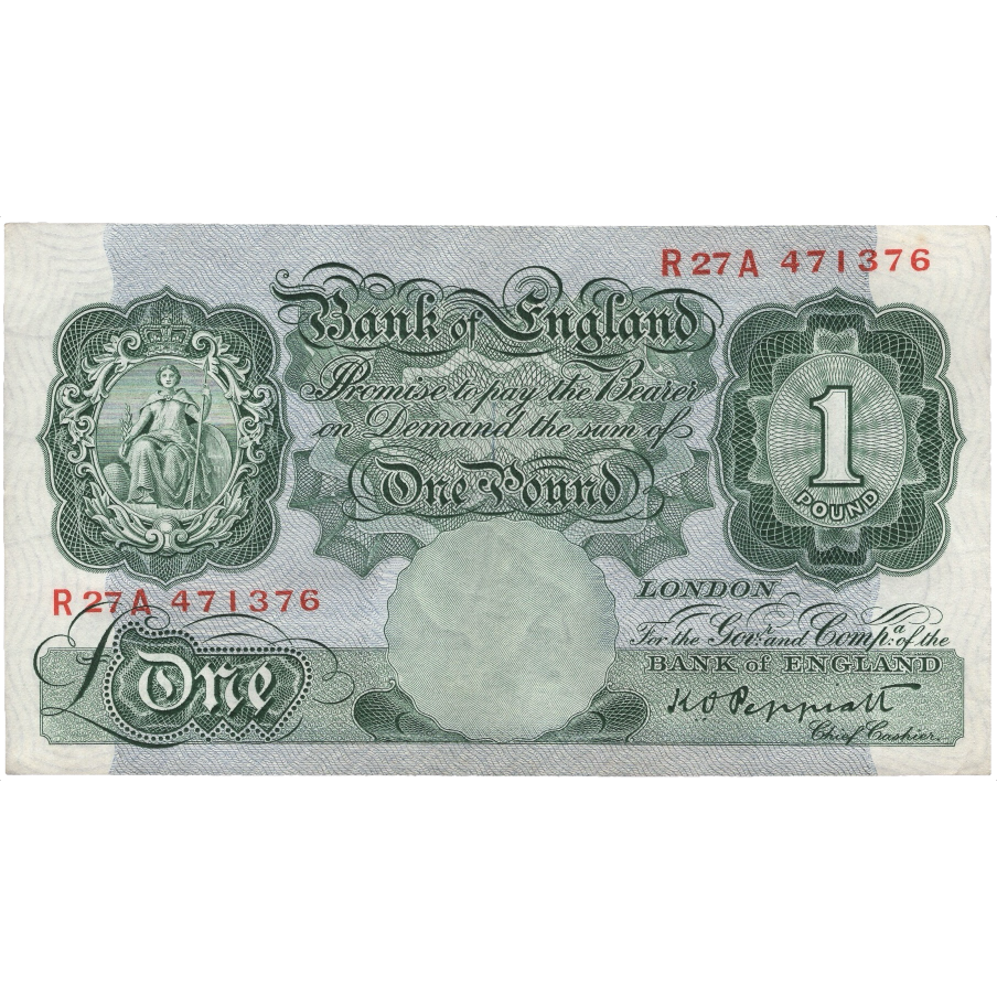 ENGLAND P.363d B258 1948 Peppiatt £1 EF