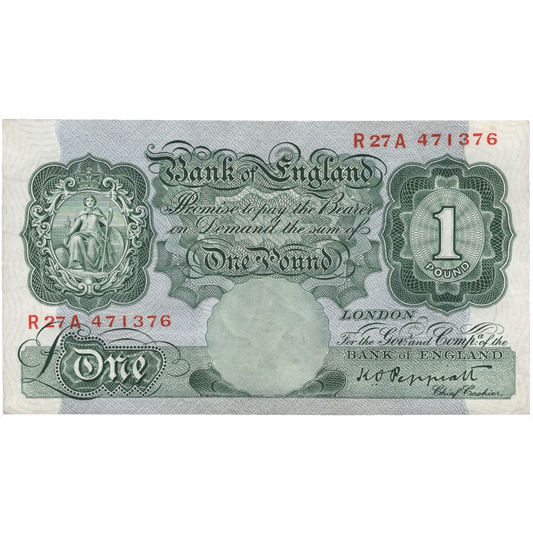 ENGLAND P.363d B258 1948 Peppiatt £1 EF