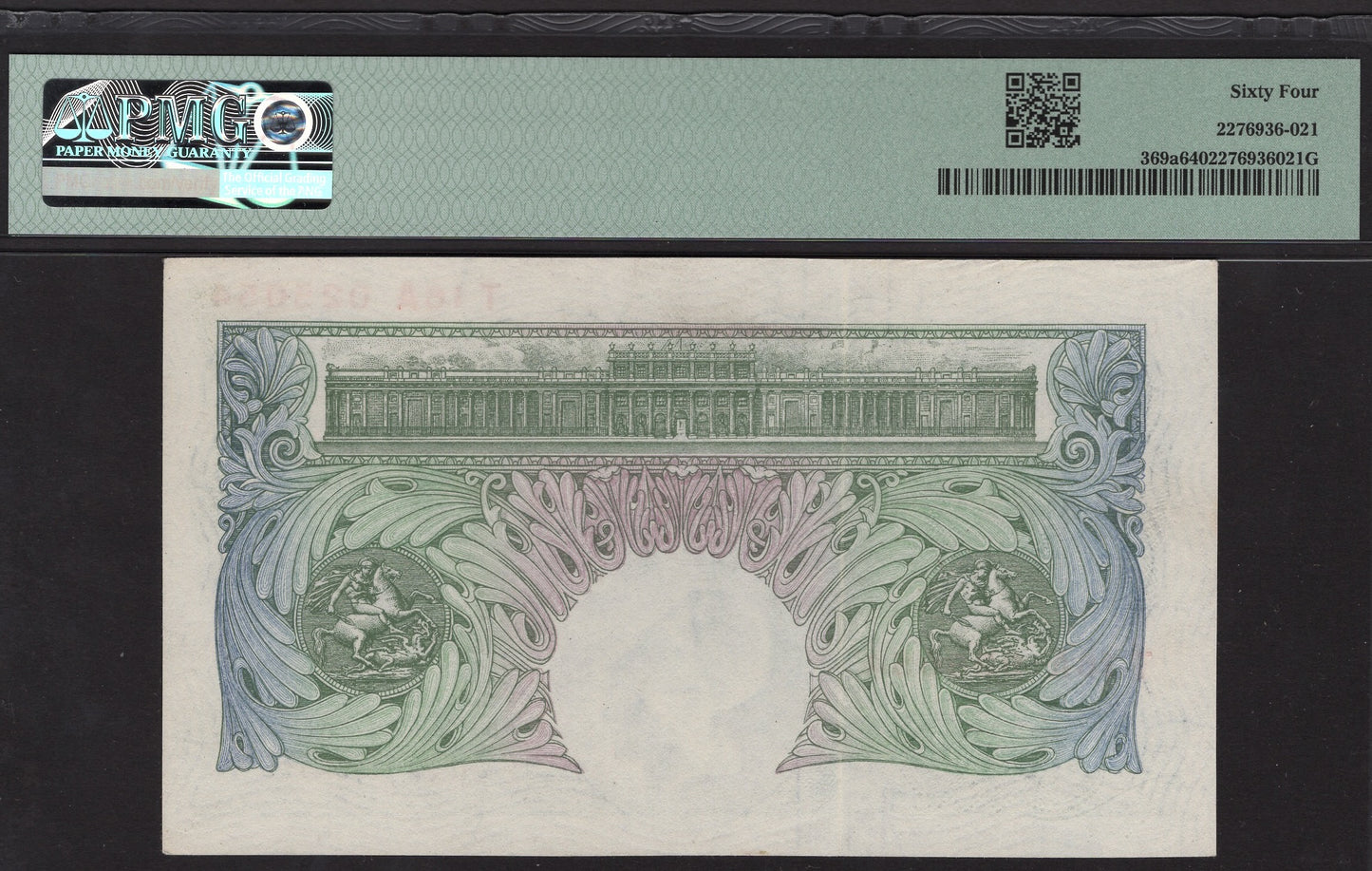 ENGLAND P.369a B260 1948-1949 Bank of England Peppiatt £1 CHOICE UNC 64