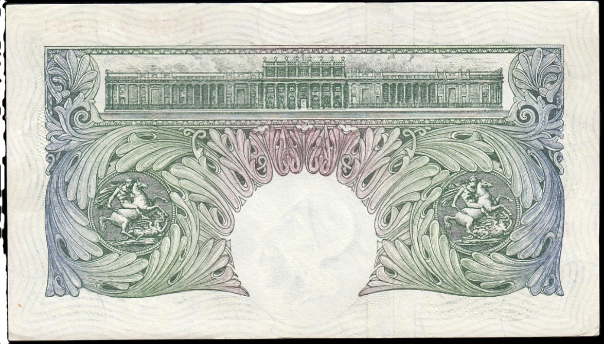 ENGLAND P.369c B273 1955 O'Brien £1 AUNC