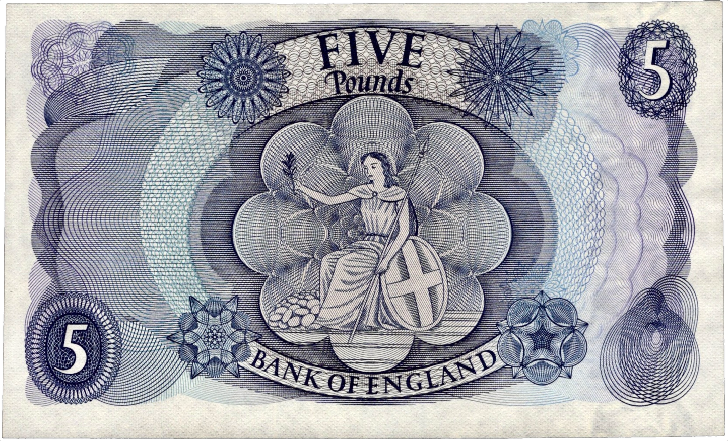 ENGLAND P.375b B313 1966-1970 Replacement Fforde £5 UNC