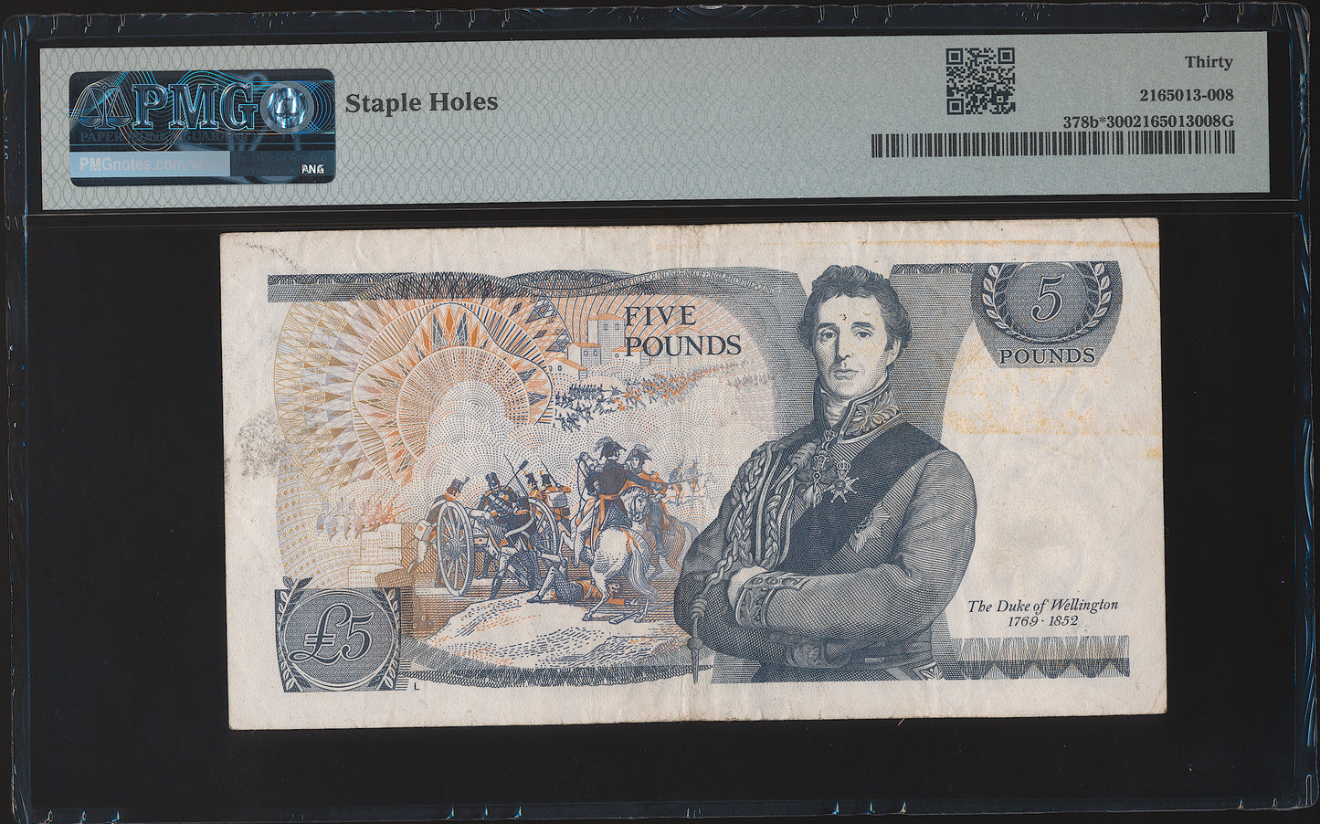 ENGLAND P.378b B335 1973-1980 First run Replacement Page £5 01M VF 30