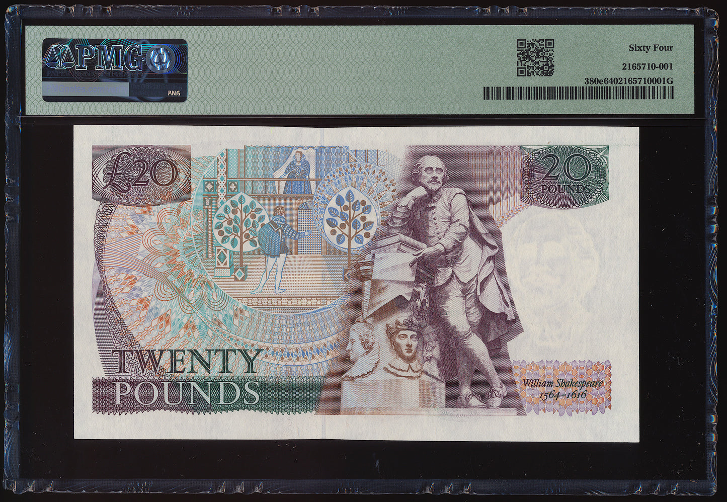 ENGLAND P.380e B355 Gill £20 First run 0IL Choice UNC 64