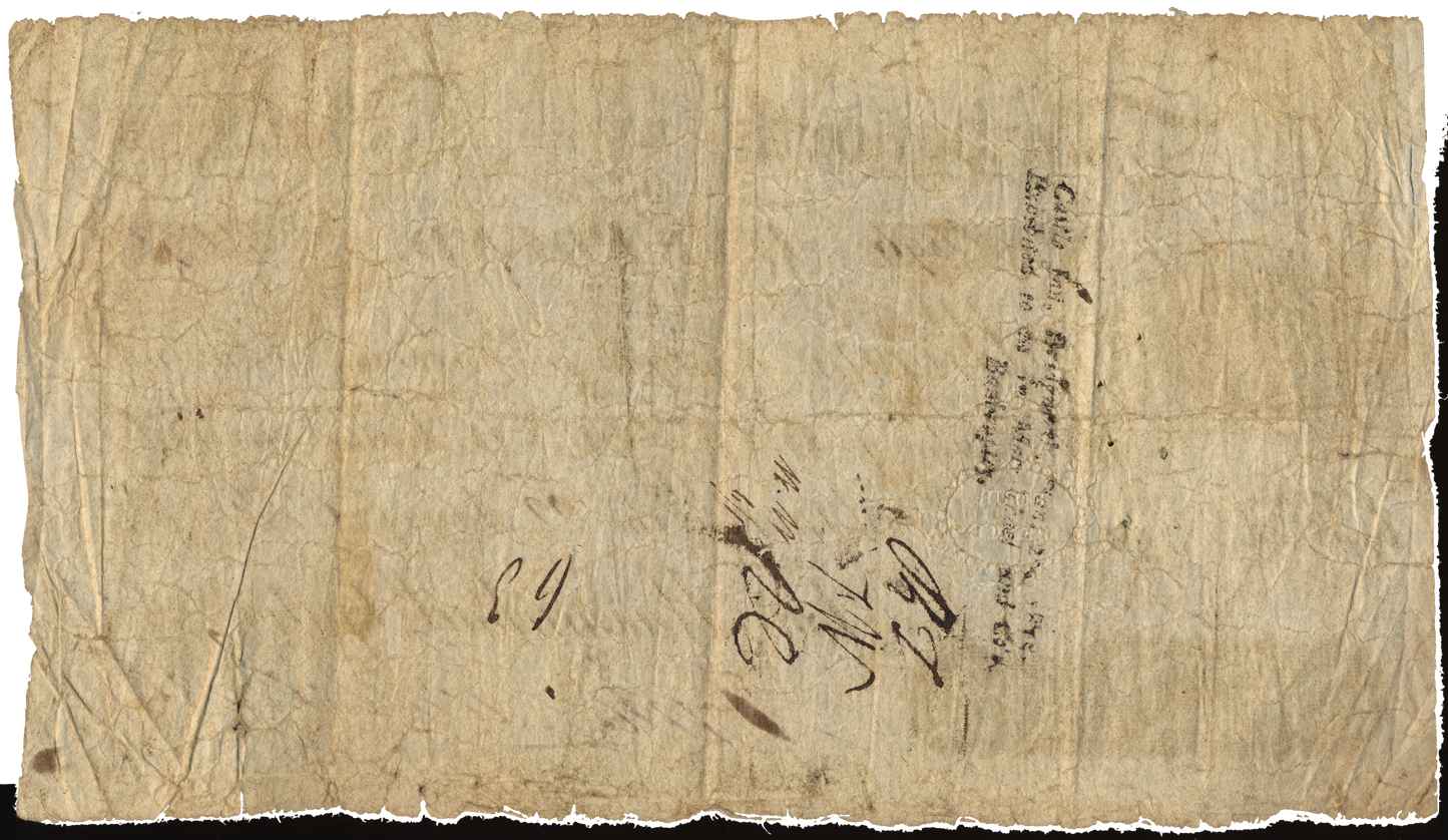 Bridgnorth Bank 1813 £1 banknote VG Outing 277a