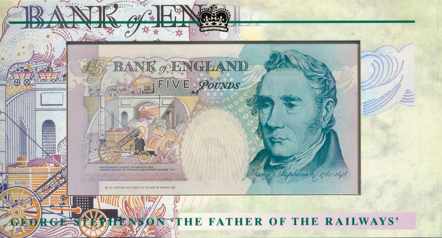 C119 1996 Debden presentation set HM Queen's 70th birthday £5 B364 (HM70) and £5 cupronickel-nickel crown