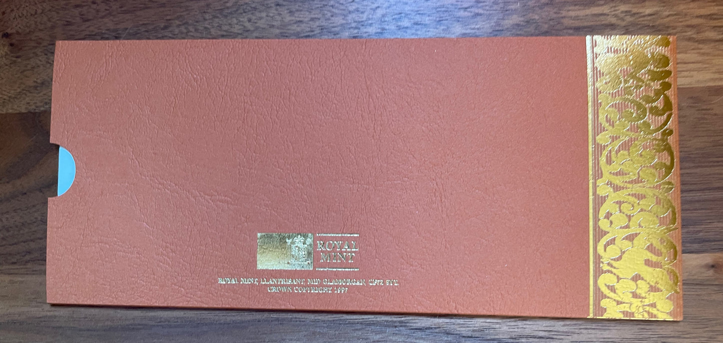 C125 1997 Debden presentation set Queens Golden Wedding Anniversary £50 B377 (EP50) - excludes gold crown