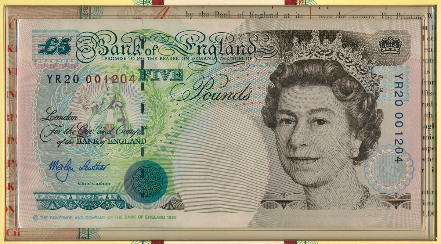 C149 2000 Debden presentation set Millennium Year prefix £5 B380 (YR20)