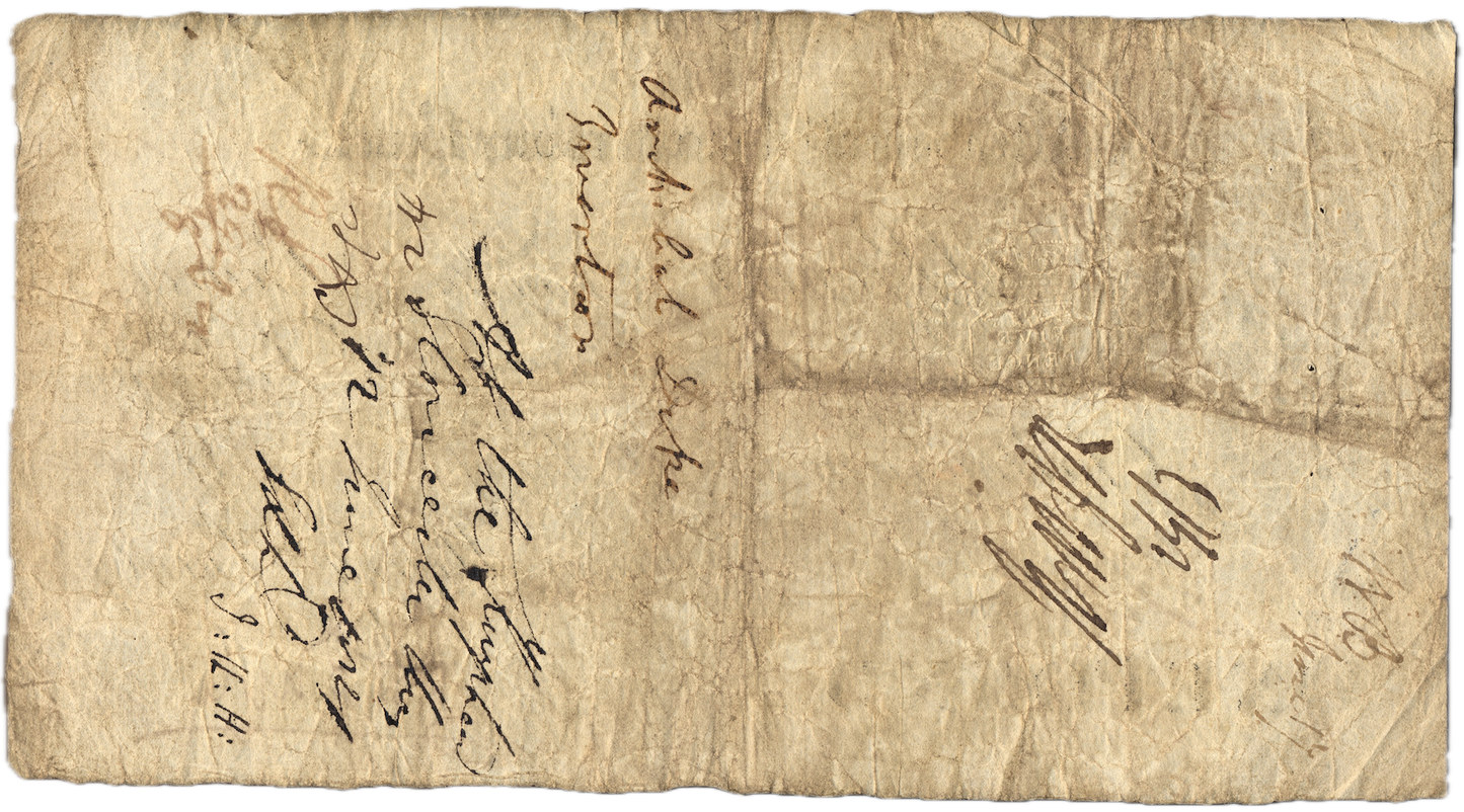 Cheltenham & Gloucester Bank 1820 £1 banknote Outing 489a