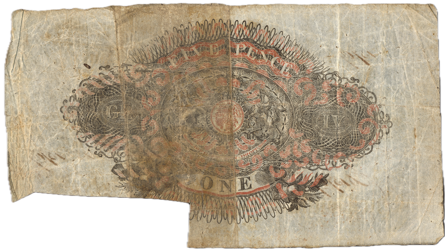 Christchurch & Wimbourne Bank 1825 £1 banknote Outing 556b for type