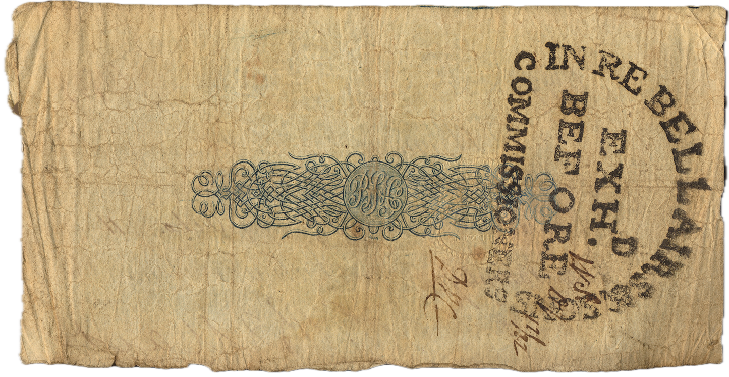 Derby Bank 1819 £1 banknote Outing 673d