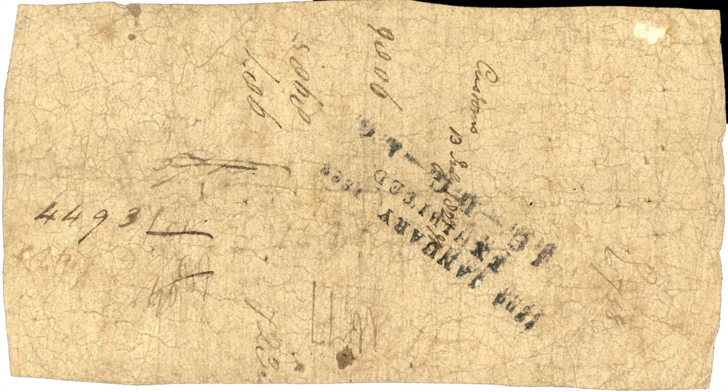 East Devon Bank 1817 £1 banknote Outing 979a