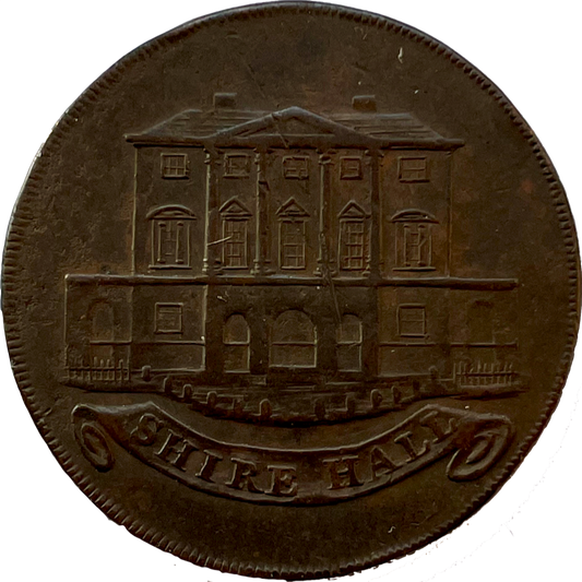 Essex D&H 5 Chelmsford 1794 Conder Halfpenny