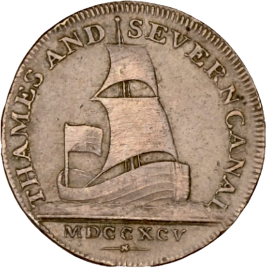 Gloucestershire D&H 59 Brimscombe Port 1796 Conder Halfpenny