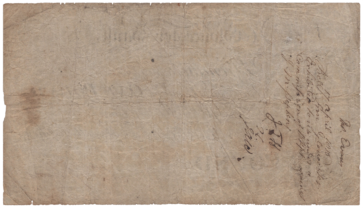 Gloucester Bank 1815 £1 banknote Outing 823a Very scarce