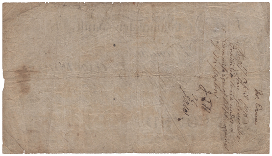 Gloucester Bank 1815 £1 banknote Outing 823a Very scarce