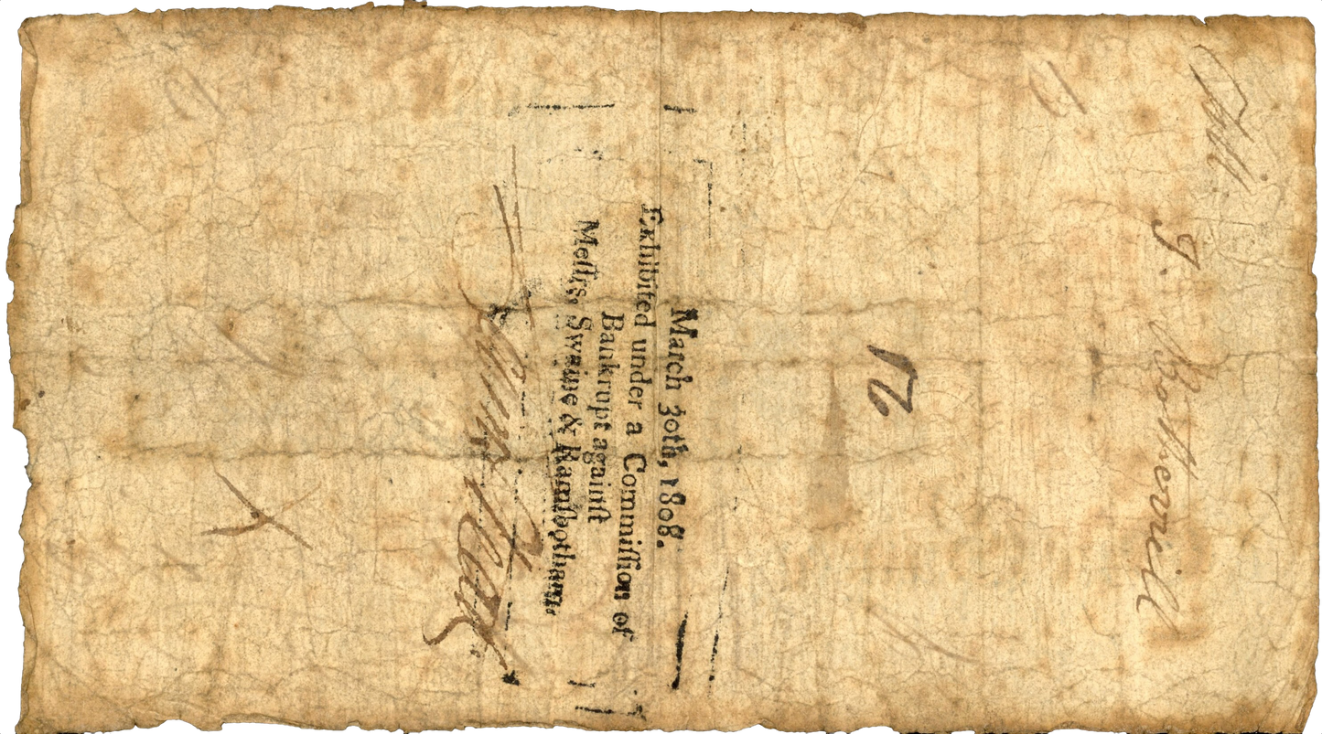 Halifax Bank 1805 1 Guinea banknote Out 875a