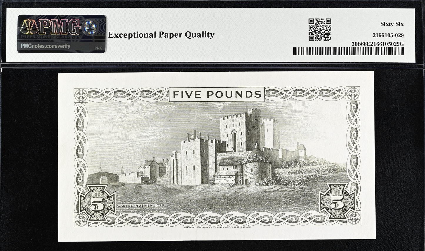 ISLE OF MAN P.30b IM42a 1979-1991 £5 Gem UNC 66 EPQ