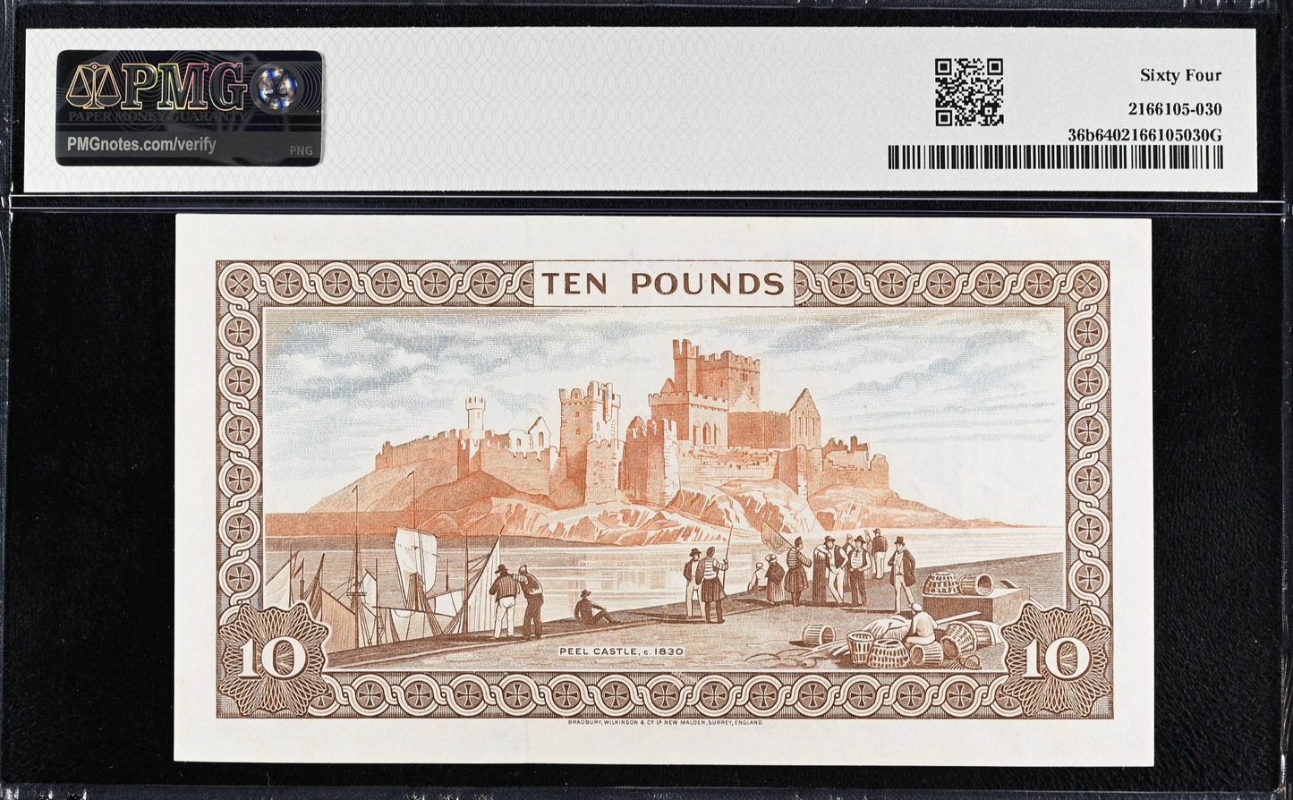 ISLE OF MAN P.36b IM52 1979-1991 £10 Choice UNC 64