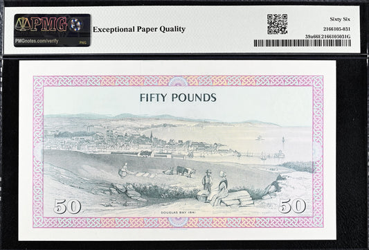 ISLE OF MAN P.39a IM71 1983 £50 Gem UNC 66 EPQ