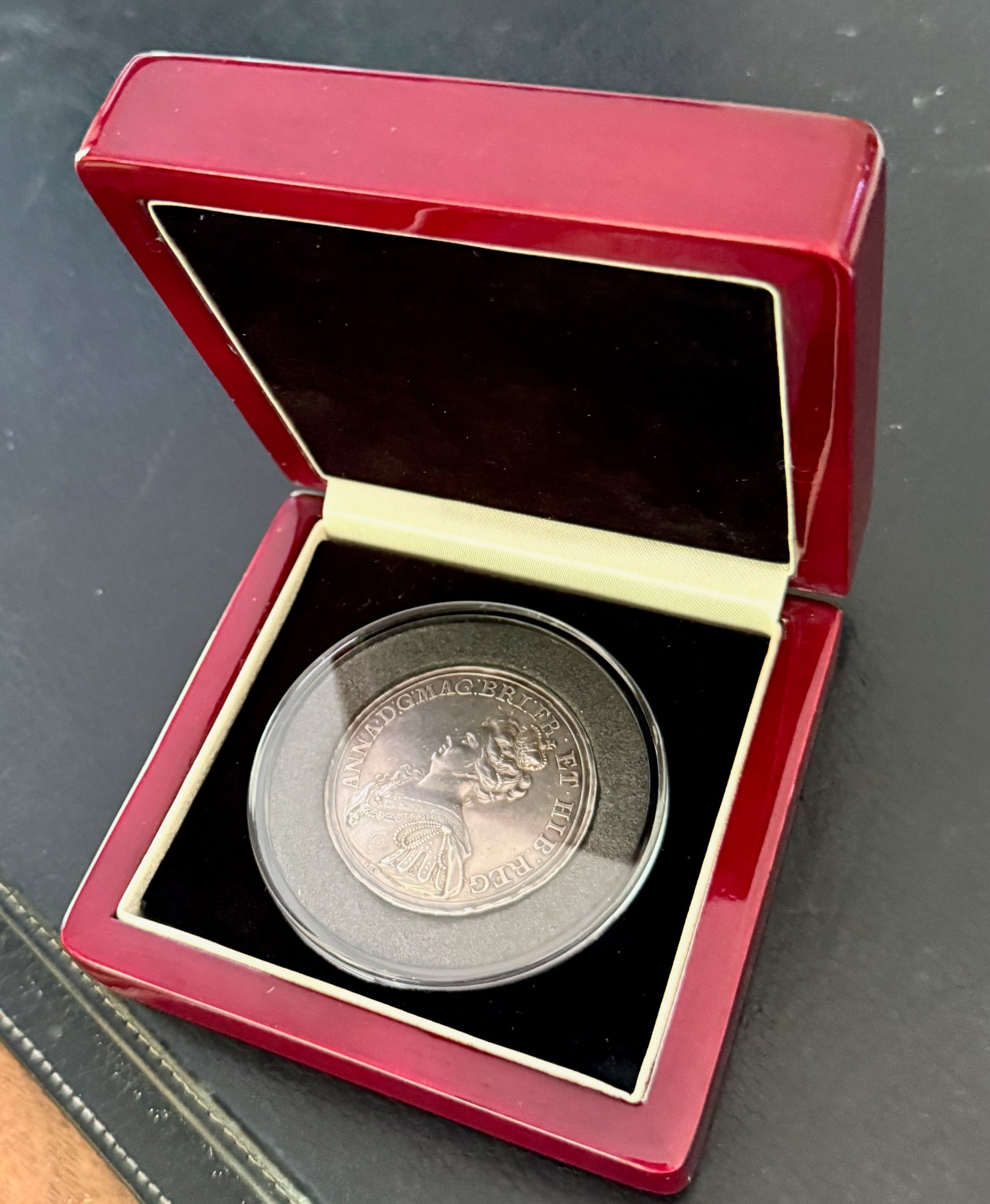 1707 Union of England and Scotland 44mm silver medal MI 295/107 E424a