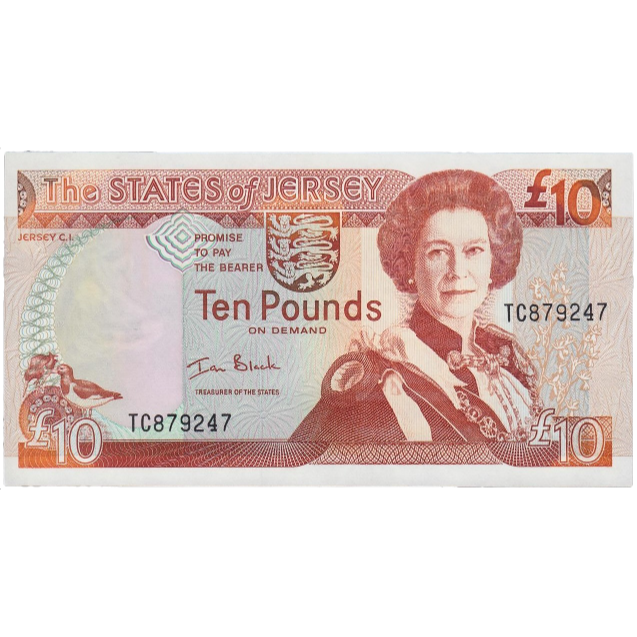 JERSEY P.28a JE34b 1993-2010 £10 UNC