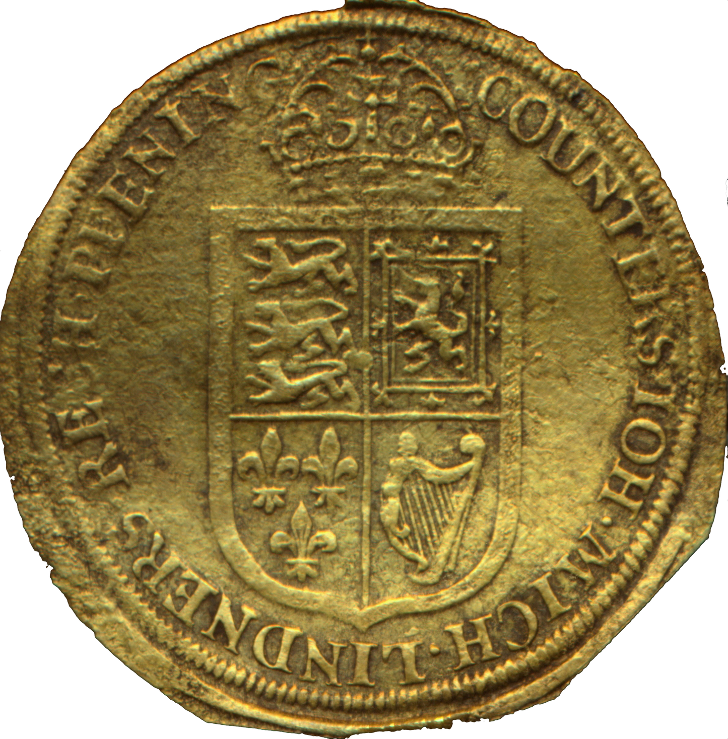 1685 James II 25mm copper counter