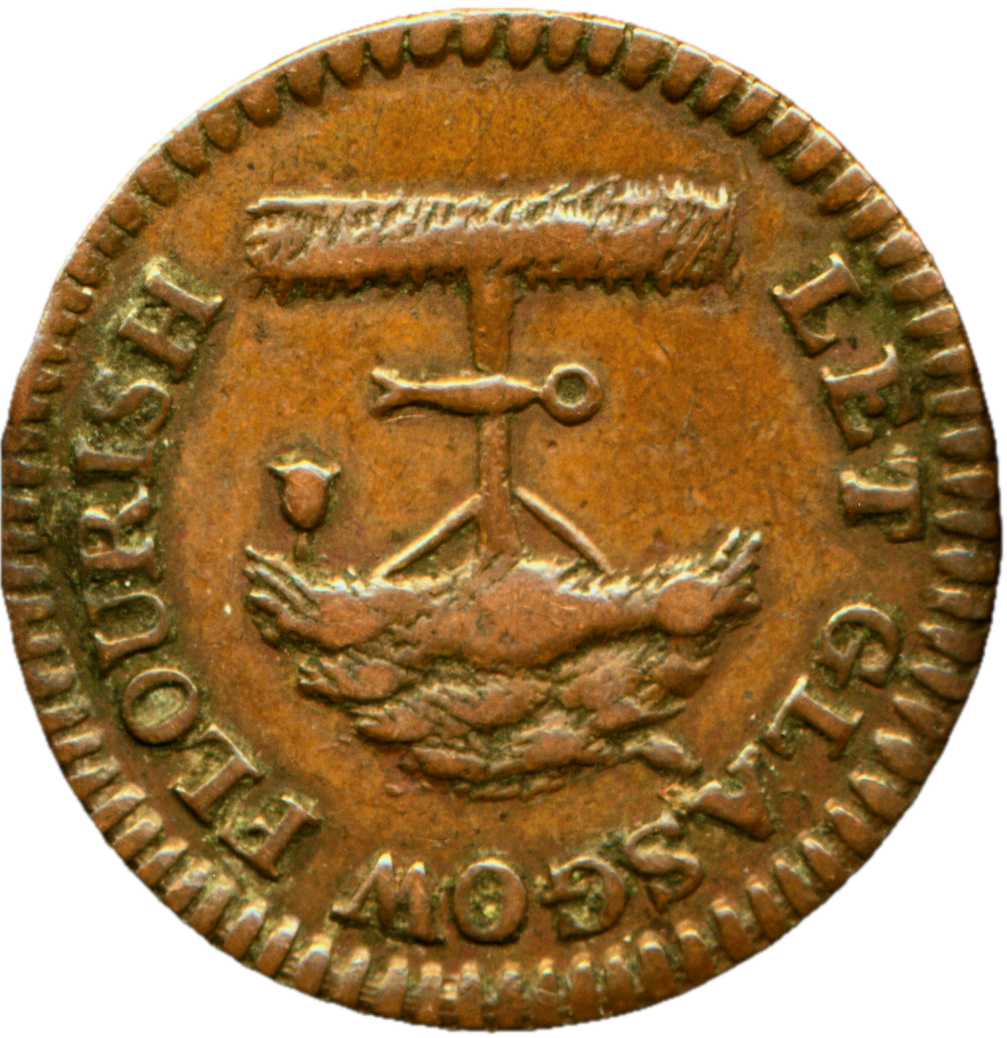 Lanarkshire D&H 29 Glasgow Finlayson's Conder Token Farthing