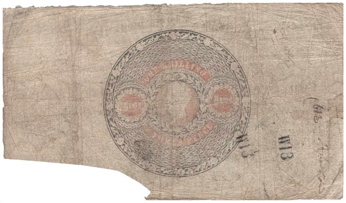 Leominster & Herefordshire Bank 1828 £5 banknote Outing 1178c