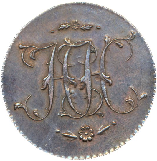 Lothian D&H 20 Edinburgh 1796 Conder Halfpenny