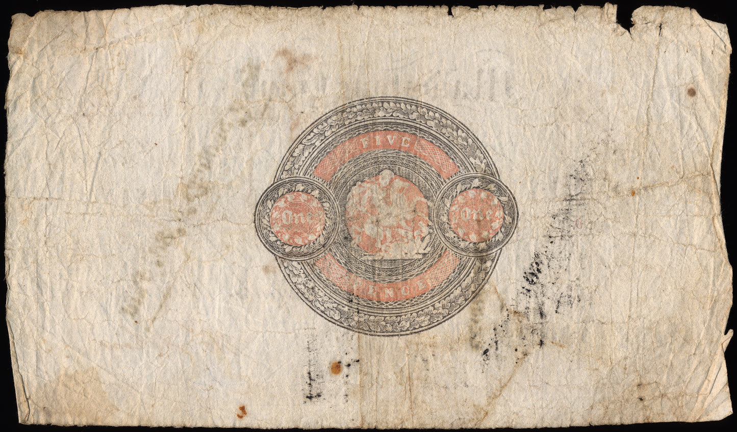 Maidstone Bank 1823 £1 banknote Outing 1331b