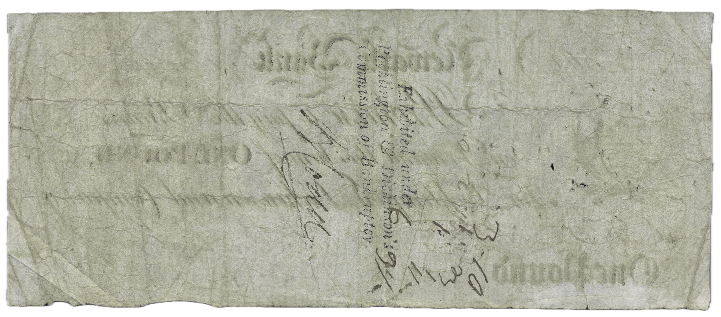 Newark Bank 1808 £1 banknote Outing 1488i