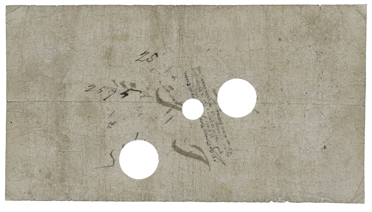 Newton Bank 1838 £5 banknote Outing 1564b