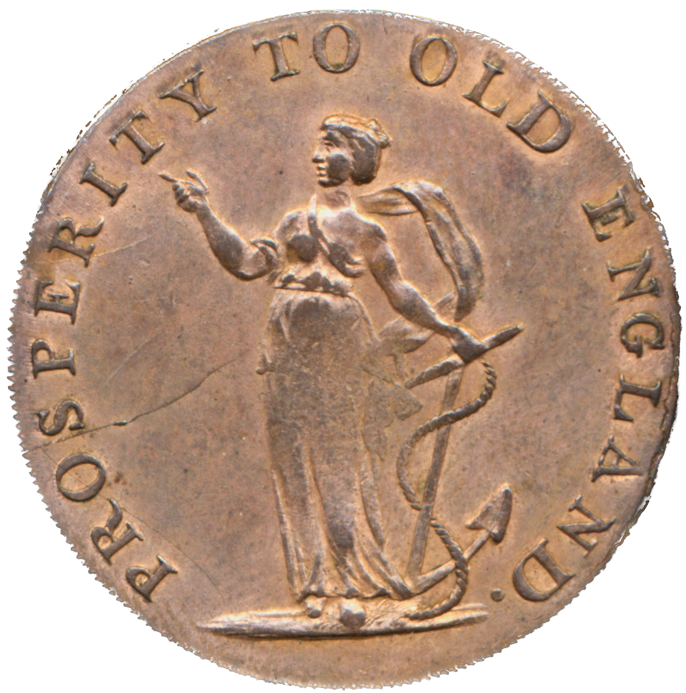 Norfolk D&H 23b Norwich 1794 Conder Halfpenny