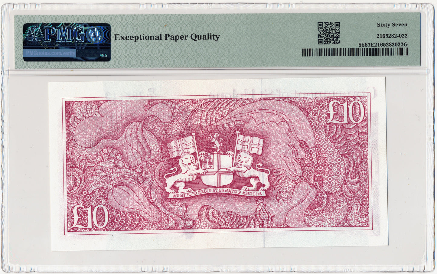 St HELENA P.8b 1981 £10 Superb Gem UNC 67 EPQ