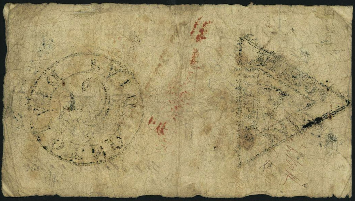 Portsmouth, Portsea and Hampshire Bank 1817 £1 banknote Outing 1742b