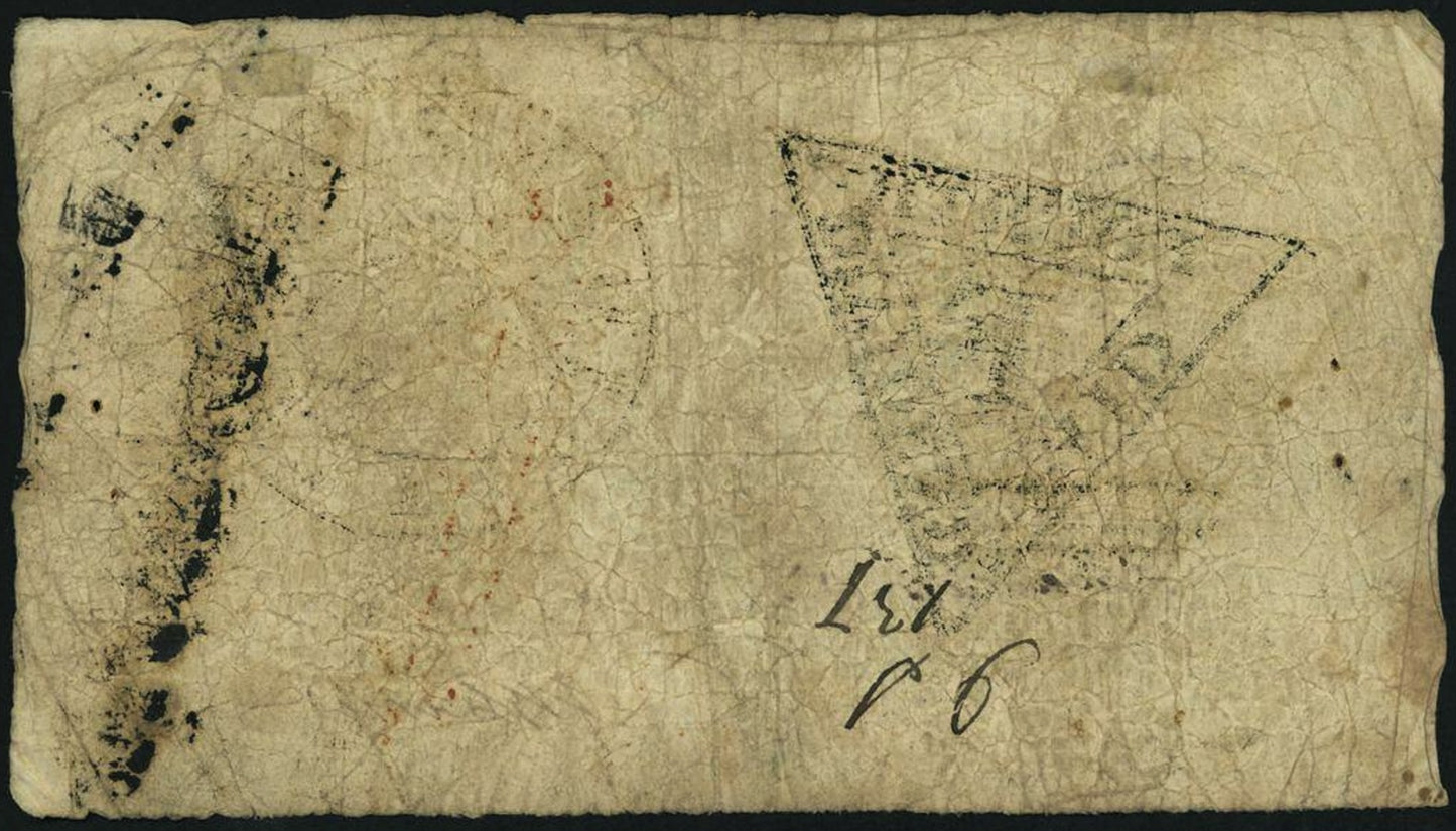 Portsmouth, Portsea and Hampshire Bank 1818 £1 banknote Outing 1742e