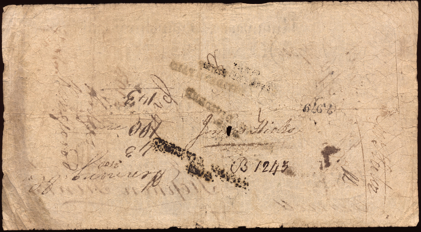 Ringwood & Hampshire Bank 1816 £1 banknote Outing 1788a