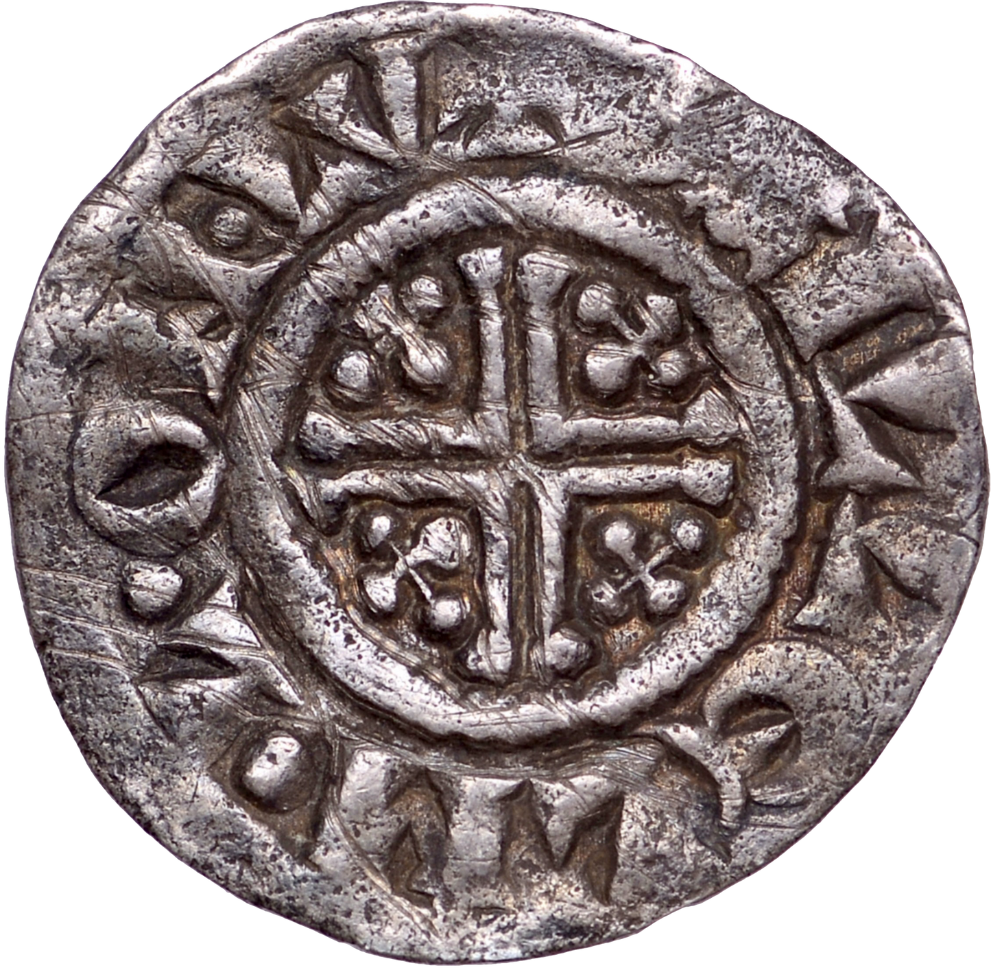 1199 -1216 JOHN Silver Penny Short cross type S.1351 N 970 AVF