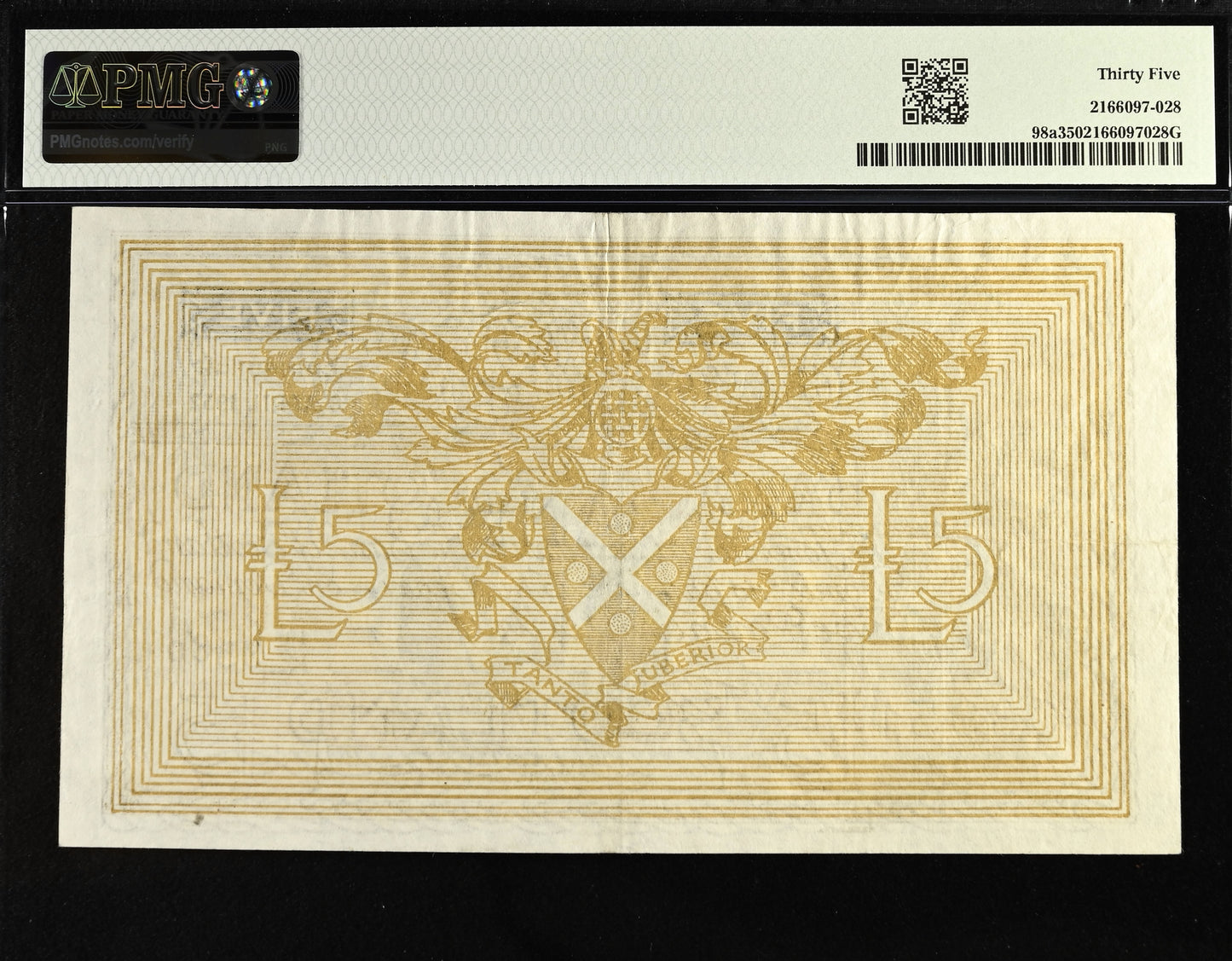 SCOTLAND P.98a SC115a 1952 Bank of Scotland £5 Choice VF 35