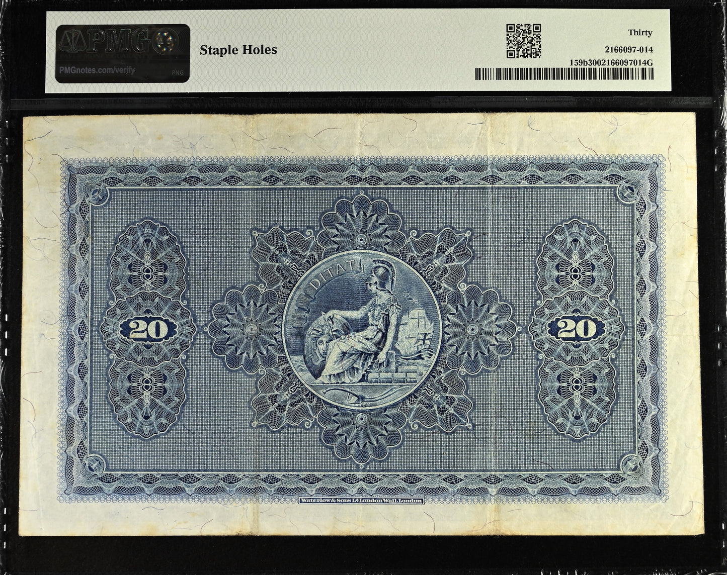 SCOTLAND P.159b SC235a 1949 British Linen Bank Last series £20 Q/4 VF30